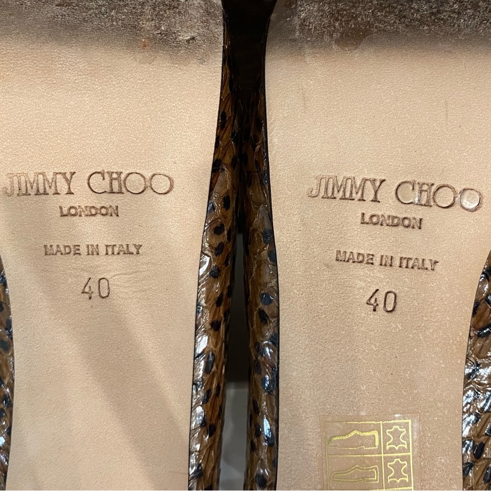 Jimmy choo peeptoe sling backs high heels